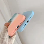 iPhone 12 Pro Max Silicone Case – Coral Gray - Image 4