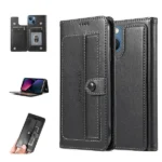 iPhone 13 Wallet Case – Black