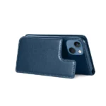 iPhone 13 Wallet Case – Navy Blue - Image 2