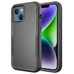 iPhone 14 Black 3-in-1 Hybrid Defender Rugged Shockproof Case - Image 2