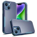 iPhone 14 Blue 3-in-1 Hybrid Defender Tradies Shockproof Case