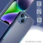 iPhone 14 Blue 3-in-1 Hybrid Defender Tradies Shockproof Case - Image 3