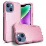 iPhone 14 Rose Gold 3-in-1 Hybrid Defender Rugged Shockproof Case