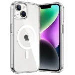 iPhone 14 Clear MagSafe Magnetic HaloLock Shockproof Case - Image 2