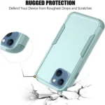 iPhone 14 Plus Sky Blue 3-in-1 Hybrid Defender Shockproof Armor Case - Image 3