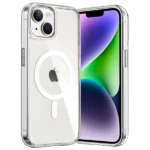 iPhone 14 Plus Clear MagSafe Magnetic HaloLock Shockproof Case - Image 2