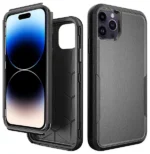 iPhone 14 Pro Black 3-in-1 Hybrid Defender Rugged Shockproof Case - Image 5