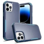 iPhone 14 Pro Blue 3-in-1 Hybrid Defender Shockproof Armor Case - Image 2