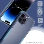 iPhone 14 Pro Blue 3-in-1 Hybrid Defender Shockproof Armor Case - Image 3