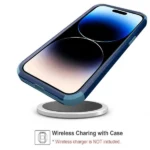 iPhone 14 Pro Blue 3-in-1 Hybrid Defender Shockproof Armor Case - Image 4