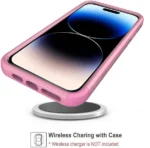 iPhone 14 Pro Rose Gold 3-in-1 Hybrid Defender Rugged Case - Image 5