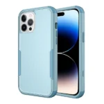 iPhone 14 Pro Sky Blue 3-in-1 Hybrid Defender Shockproof Armor Case - Image 4