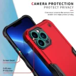 iPhone 14 Pro Max Blue Magnetic Ring Rugged Shockproof Case - Image 3
