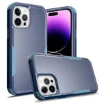 iPhone 14 Pro Max Blue 3-in-1 Hybrid Defender Shockproof Armor Case - Image 2