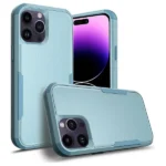 iPhone 14 Pro Max Sky Blue Rugged Armor Defender Shockproof Case - Image 3