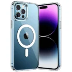 iPhone 14 Pro Max Clear MagSafe Magnetic HaloLock Shockproof Case - Image 2