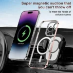 iPhone 14 Pro Max Rose Gold MagSafe HaloLock Magnetic Shockproof Case - Image 4