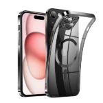 iPhone 15 Plus MagSafe HaloLock Case – Black