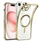 iPhone 15 Plus MagSafe HaloLock Case – Gold