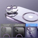 iPhone 15 Plus MagSafe HaloLock Case – Purple - Image 3