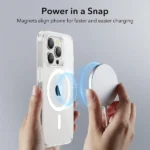 iPhone 15 Pro MagSafe HaloLock Case – Clear - Image 4