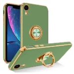 iPhone XR Green Ring Plating Case