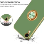 iPhone XR Green Ring Plating Case - Image 2