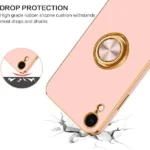 iPhone XR Pink Ring Plating Case - Image 2