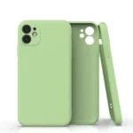 iPhone 11 Pro Max Green Silicone Full Camera Case