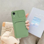 iPhone XR Green Wallet Case