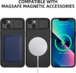 Nillkin iPhone 14 Plus MagSafe CamShield Camera Protection Case – Black - Image 4