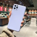 iPhone 11 Pro Max Purple Silicone Full Camera Case - Image 3