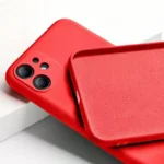 iPhone 11 Pro Max Red Silicone Protective Case - Image 5