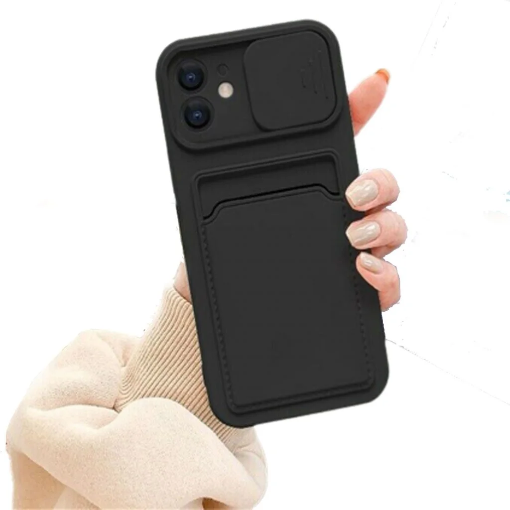Untitled-1-11-1024x1024 iPhone 11 Black Slide Camera Protector Wallet Case - Image 1