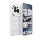 Nothing Phone 3a Pro Shockproof Silicone Bumper Case – White