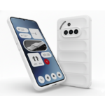 Nothing Phone 3a Shockproof Silicone Bumper Case – White