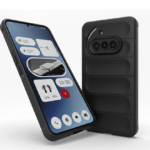Nothing Phone 3a Shockproof Silicone Bumper Case – Black