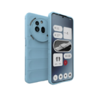 Nothing Phone 3a Pro Shockproof Silicone Bumper Case – Sky Blue