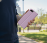 OnePlus 5 Purple Leather Wallet Flip Case – Card Holder Cover - Image 2