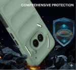 Nothing Phone 3a Shockproof Silicone Bumper Case – Green - Image 4