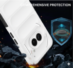 Nothing Phone 3a Shockproof Silicone Bumper Case – White - Image 2