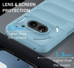 Nothing Phone 3a Shockproof Silicone Bumper Case – Sky Blue - Image 2