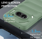 Nothing Phone 3a Shockproof Silicone Bumper Case – Green - Image 3