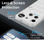Nothing Phone 3 White Shockproof Silicone Case - Image 4