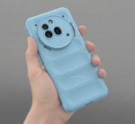 Nothing Phone 3a Pro Shockproof Silicone Bumper Case – Sky Blue - Image 3