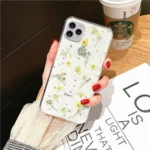 iPhone 11 Pro Yellow Dry Flower Glitter TPU Case - Image 7