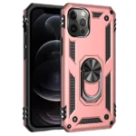 iPhone 12 Pro Magnetic Ring Rugged Case – Rose Gold
