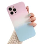iPhone 12 Pro Liquid Silicone Case – Purple Aqua