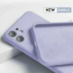 iPhone 12 Pro Silicone Case – Purple - Image 3