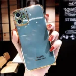 iPhone 12 Pro Ring Plating Case – Grey - Image 2